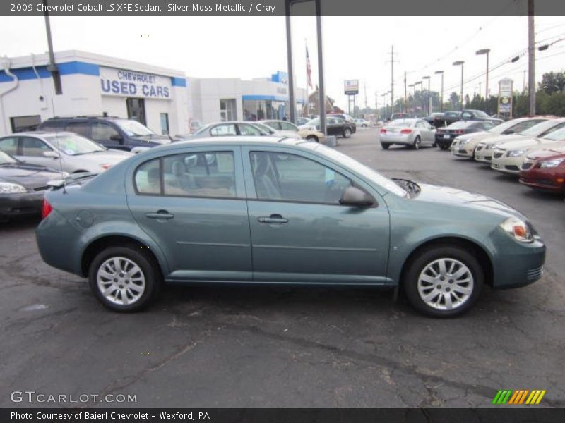 Silver Moss Metallic / Gray 2009 Chevrolet Cobalt LS XFE Sedan