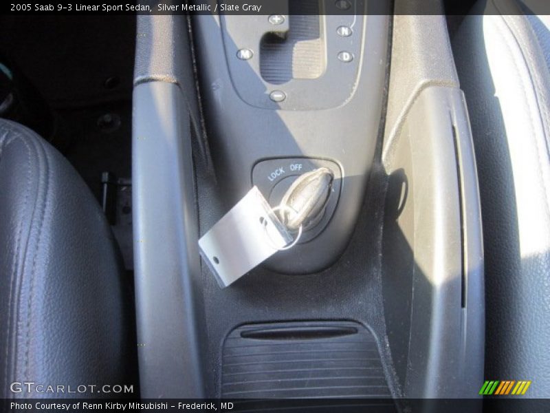 Silver Metallic / Slate Gray 2005 Saab 9-3 Linear Sport Sedan