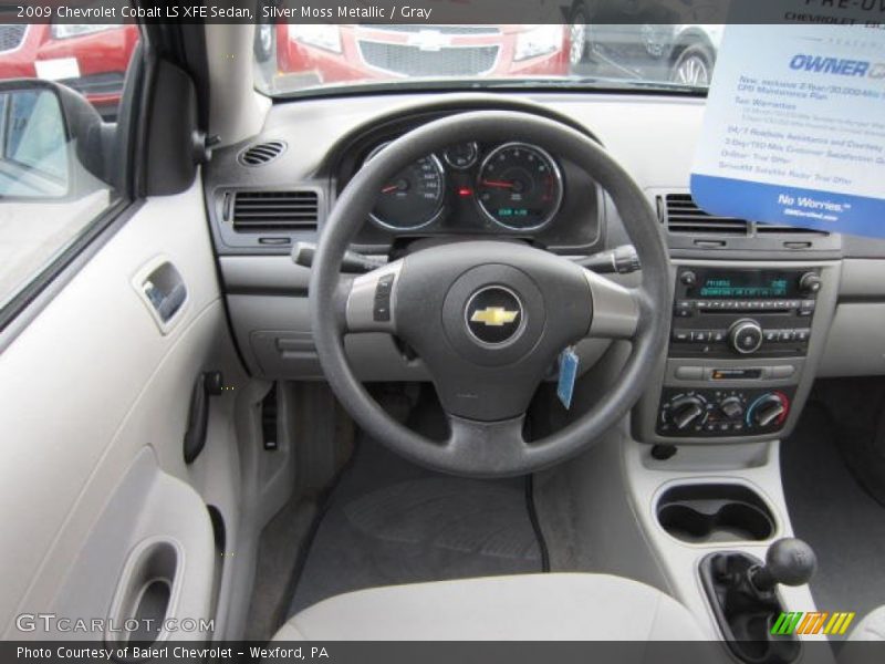 Silver Moss Metallic / Gray 2009 Chevrolet Cobalt LS XFE Sedan