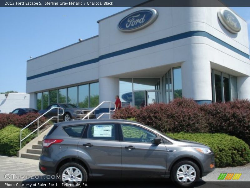 Sterling Gray Metallic / Charcoal Black 2013 Ford Escape S