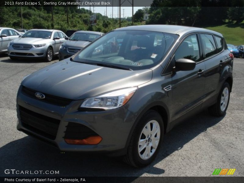 Sterling Gray Metallic / Charcoal Black 2013 Ford Escape S