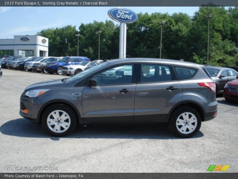 Sterling Gray Metallic / Charcoal Black 2013 Ford Escape S