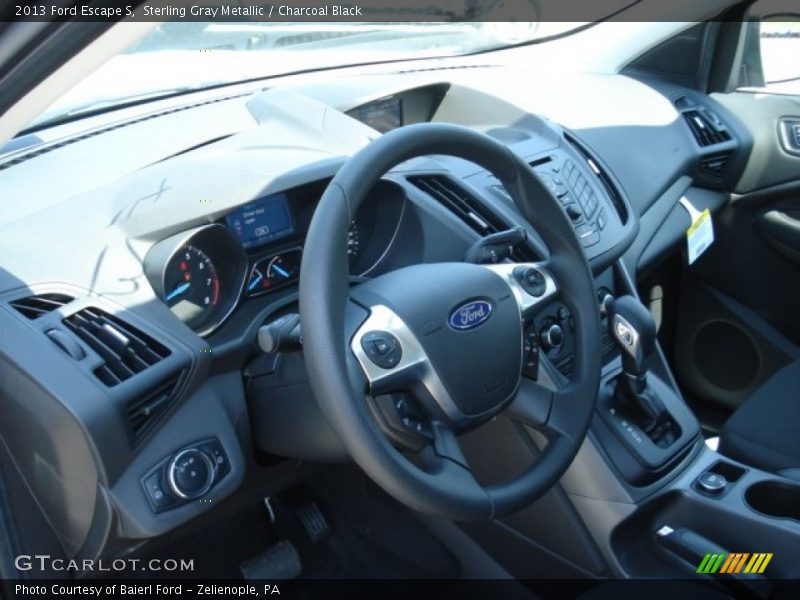 Sterling Gray Metallic / Charcoal Black 2013 Ford Escape S