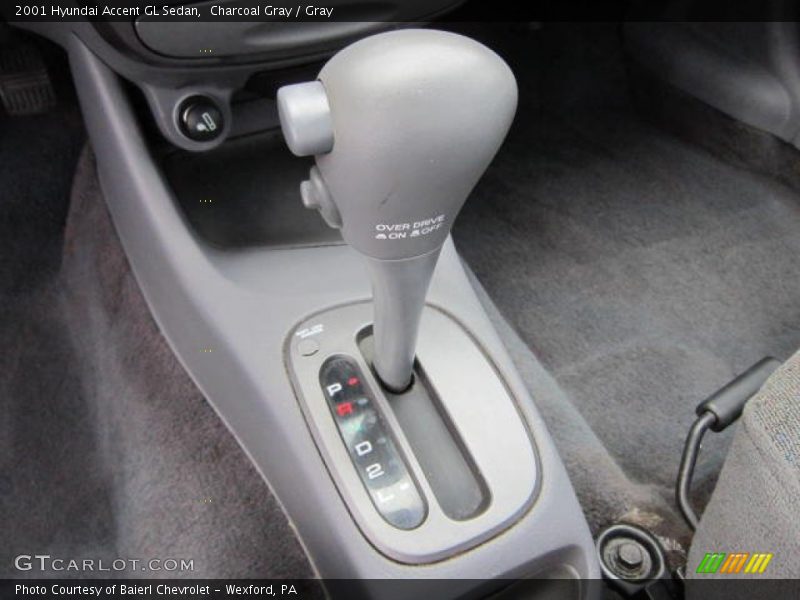 Charcoal Gray / Gray 2001 Hyundai Accent GL Sedan