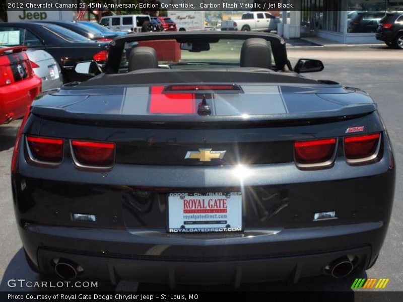 Carbon Flash Metallic / Jet Black 2012 Chevrolet Camaro SS 45th Anniversary Edition Convertible