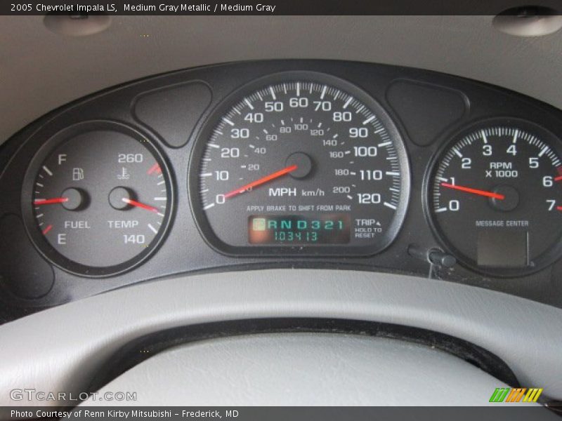 Medium Gray Metallic / Medium Gray 2005 Chevrolet Impala LS