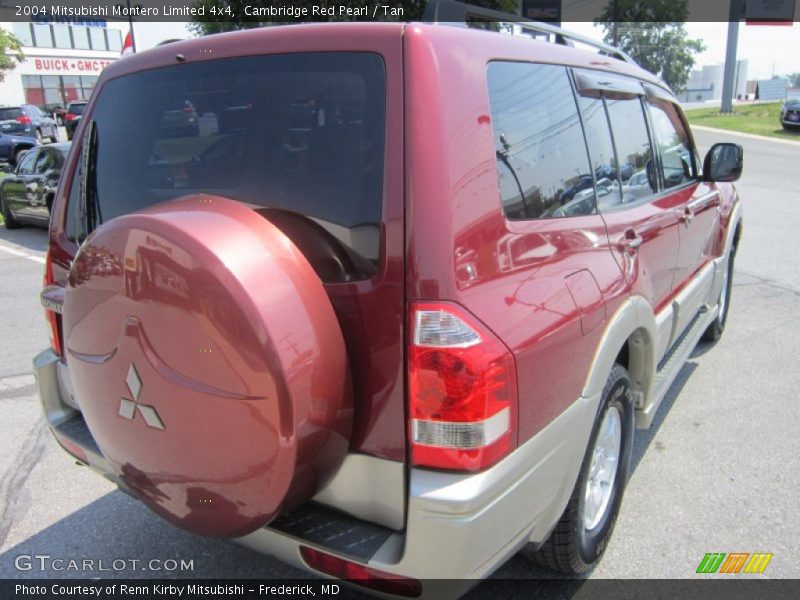Cambridge Red Pearl / Tan 2004 Mitsubishi Montero Limited 4x4