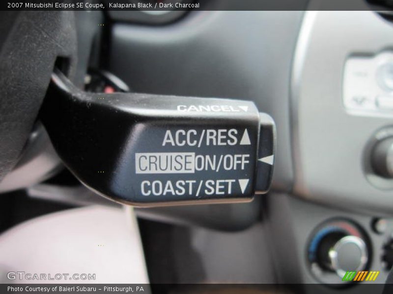 Kalapana Black / Dark Charcoal 2007 Mitsubishi Eclipse SE Coupe