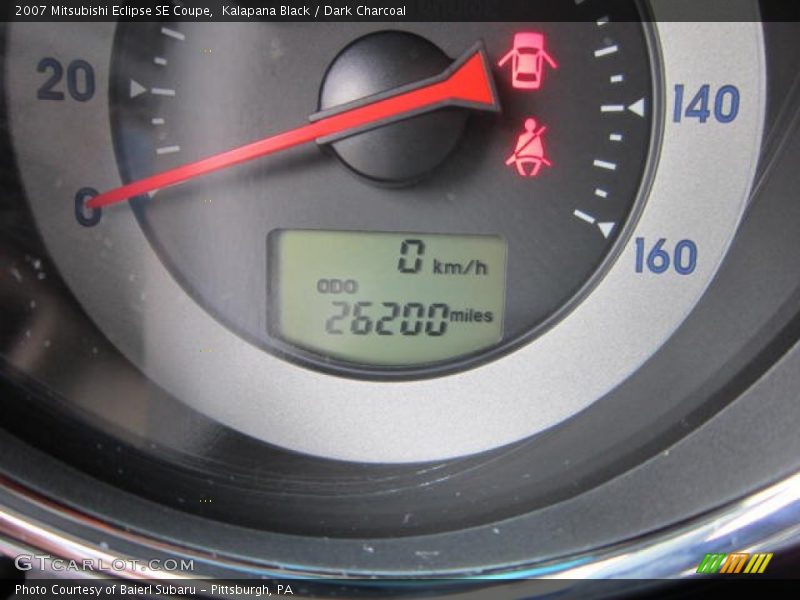 Kalapana Black / Dark Charcoal 2007 Mitsubishi Eclipse SE Coupe