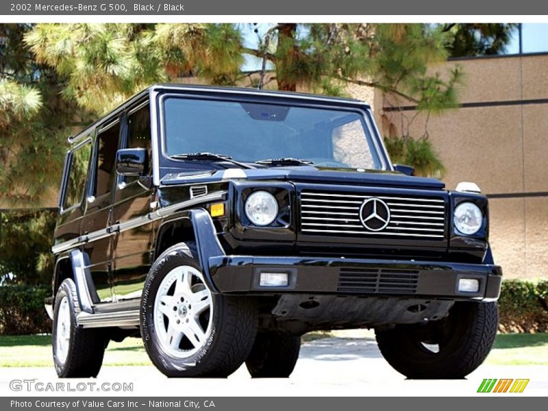 Black / Black 2002 Mercedes-Benz G 500