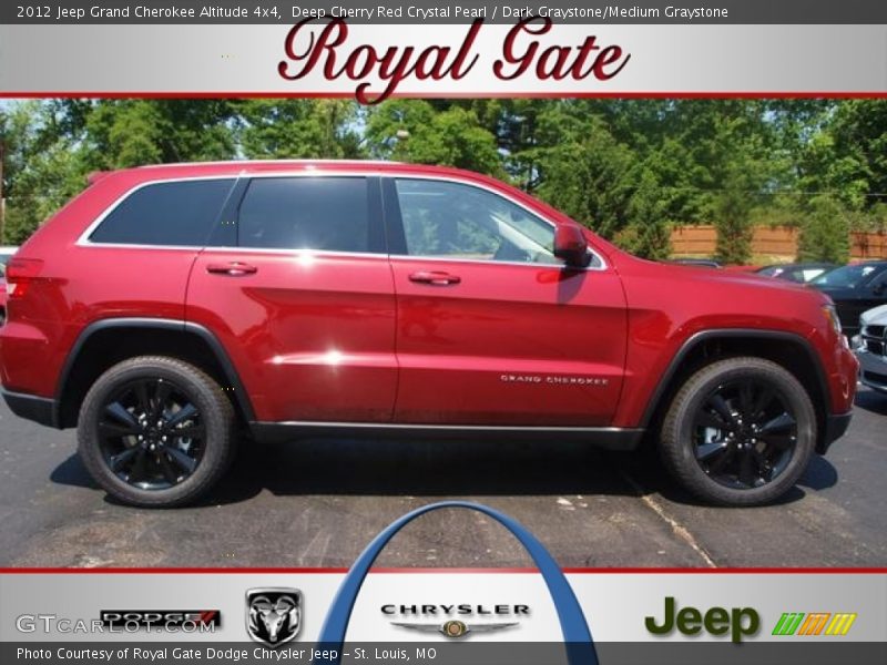 Deep Cherry Red Crystal Pearl / Dark Graystone/Medium Graystone 2012 Jeep Grand Cherokee Altitude 4x4