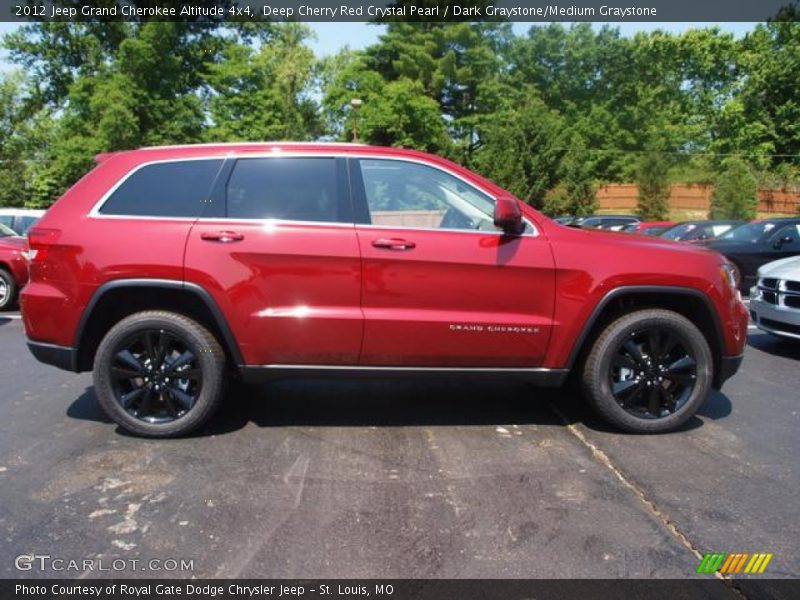 Deep Cherry Red Crystal Pearl / Dark Graystone/Medium Graystone 2012 Jeep Grand Cherokee Altitude 4x4