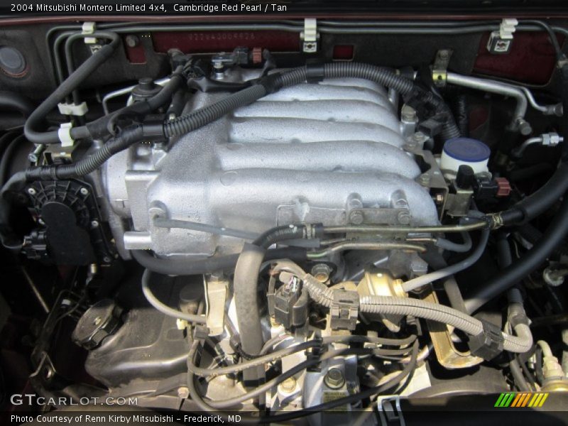 Cambridge Red Pearl / Tan 2004 Mitsubishi Montero Limited 4x4