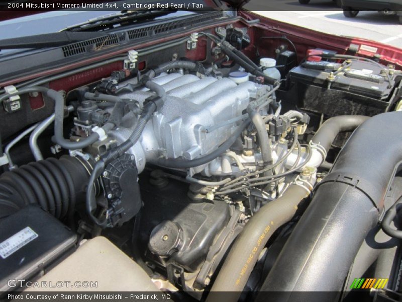 Cambridge Red Pearl / Tan 2004 Mitsubishi Montero Limited 4x4