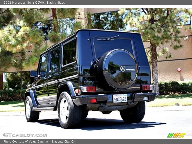 Black / Black 2002 Mercedes-Benz G 500