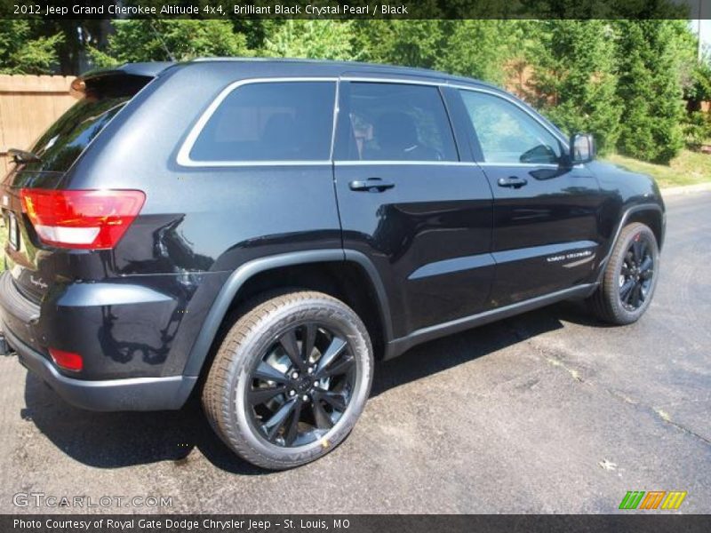 Brilliant Black Crystal Pearl / Black 2012 Jeep Grand Cherokee Altitude 4x4