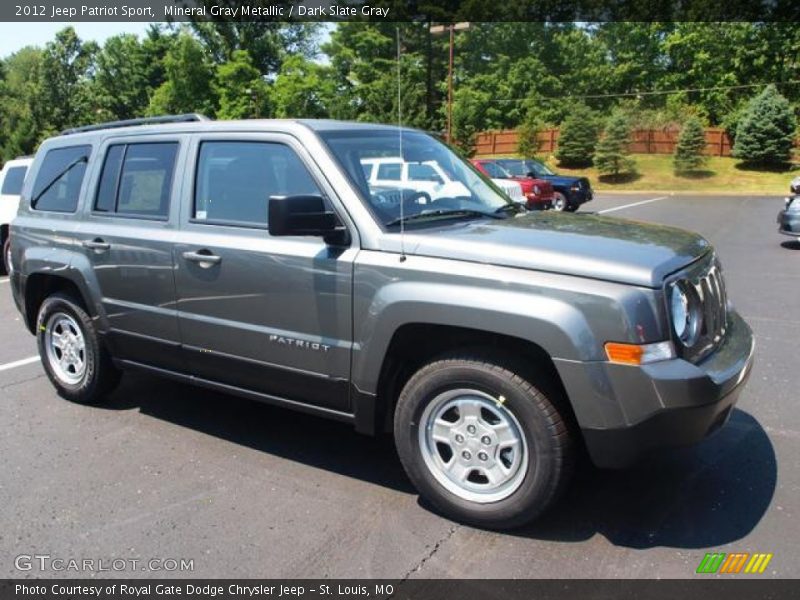 Mineral Gray Metallic / Dark Slate Gray 2012 Jeep Patriot Sport