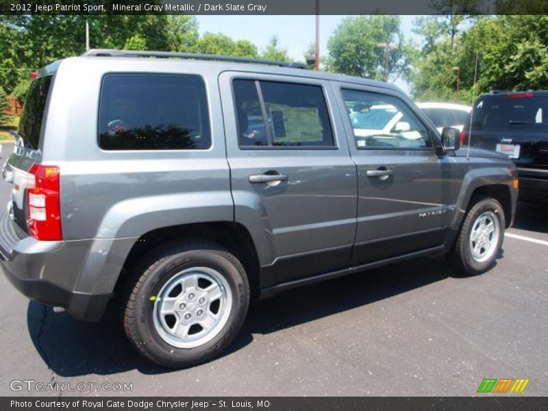 Mineral Gray Metallic / Dark Slate Gray 2012 Jeep Patriot Sport