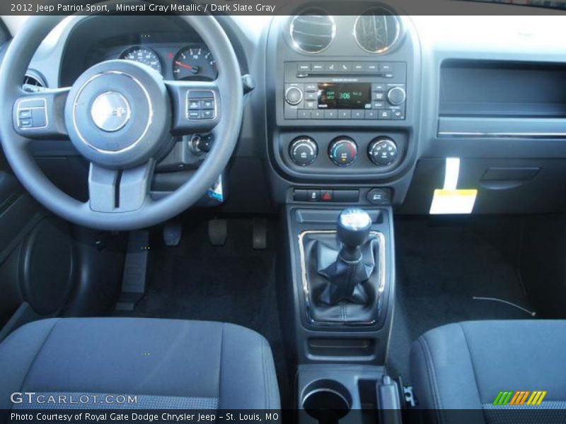 Mineral Gray Metallic / Dark Slate Gray 2012 Jeep Patriot Sport