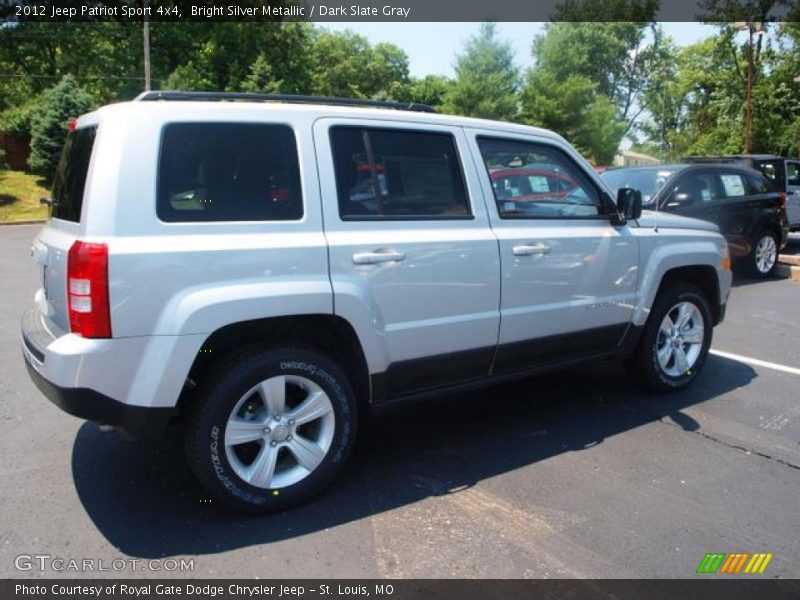 Bright Silver Metallic / Dark Slate Gray 2012 Jeep Patriot Sport 4x4