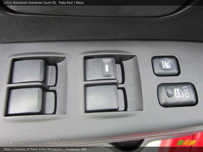 Rally Red / Black 2012 Mitsubishi Outlander Sport ES