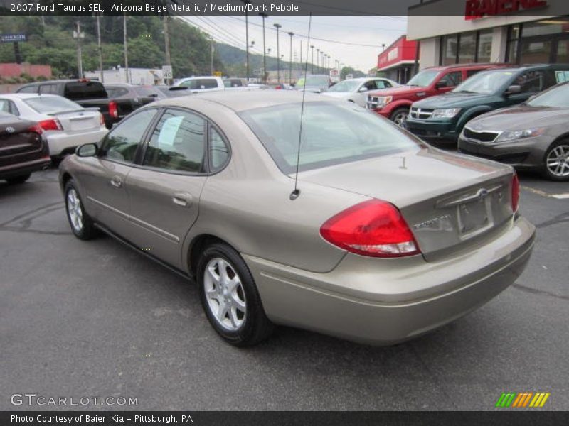 Arizona Beige Metallic / Medium/Dark Pebble 2007 Ford Taurus SEL