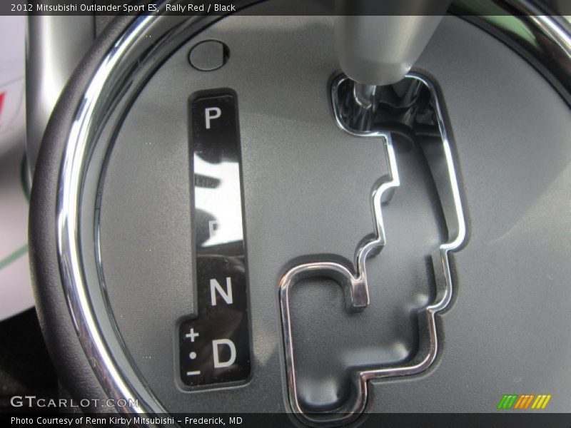 Rally Red / Black 2012 Mitsubishi Outlander Sport ES
