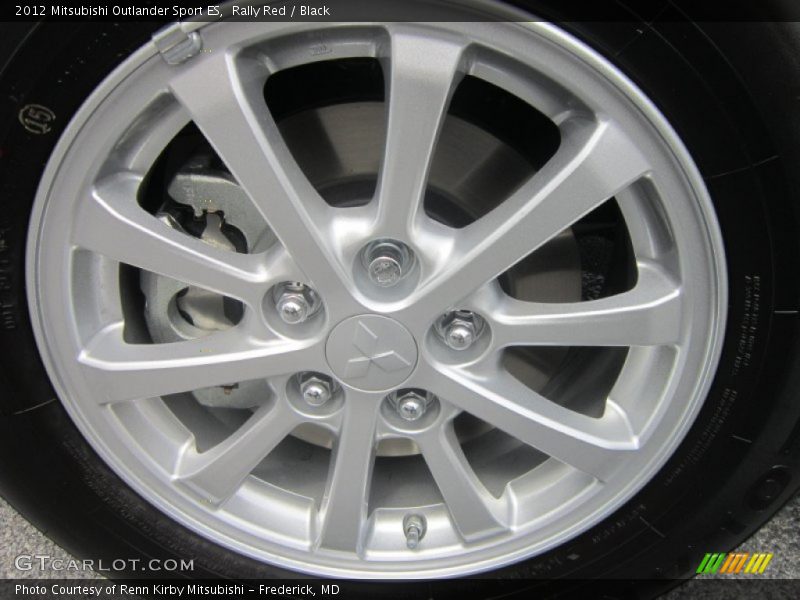 Rally Red / Black 2012 Mitsubishi Outlander Sport ES