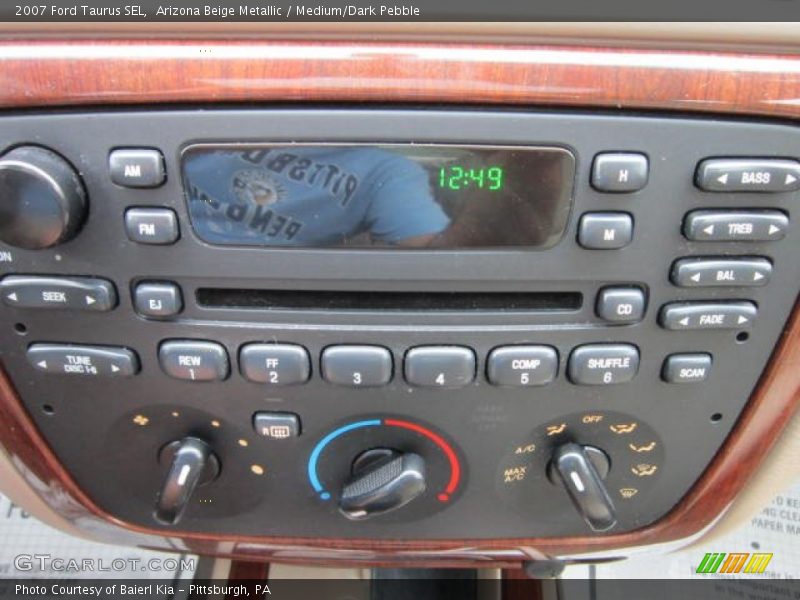 Arizona Beige Metallic / Medium/Dark Pebble 2007 Ford Taurus SEL