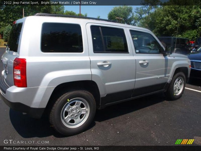 Bright Silver Metallic / Dark Slate Gray 2012 Jeep Patriot Sport