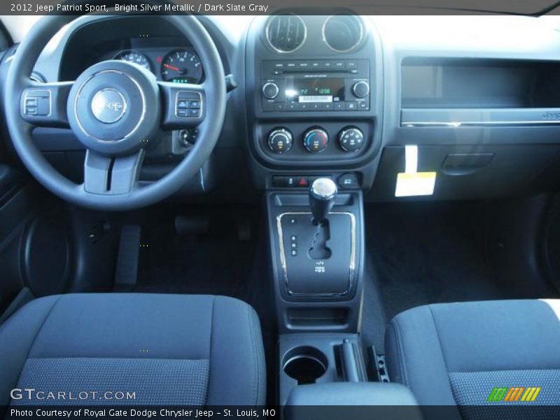 Bright Silver Metallic / Dark Slate Gray 2012 Jeep Patriot Sport