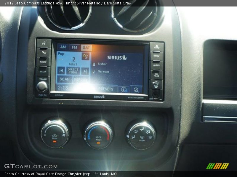 Bright Silver Metallic / Dark Slate Gray 2012 Jeep Compass Latitude 4x4