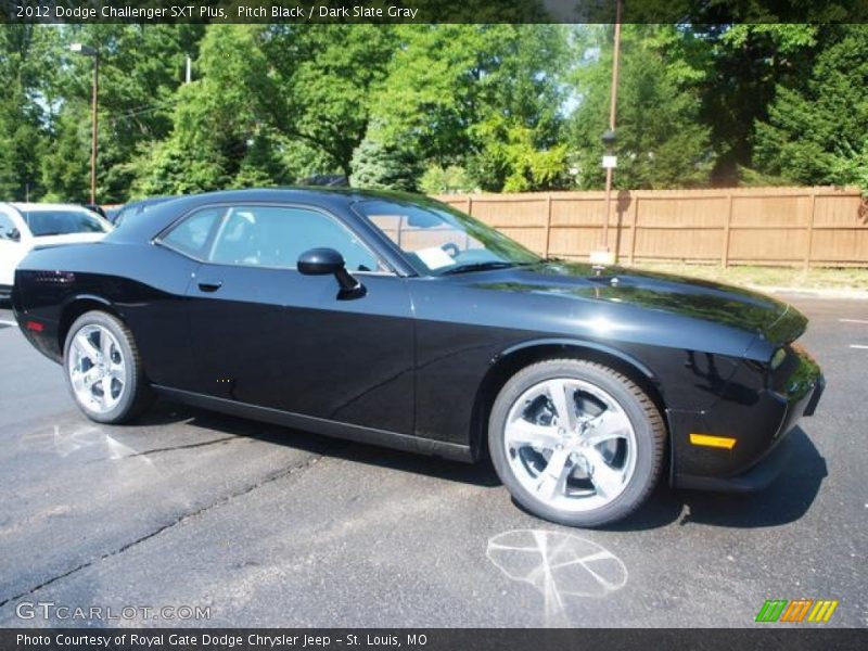 Pitch Black / Dark Slate Gray 2012 Dodge Challenger SXT Plus