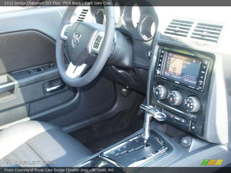 Pitch Black / Dark Slate Gray 2012 Dodge Challenger SXT Plus