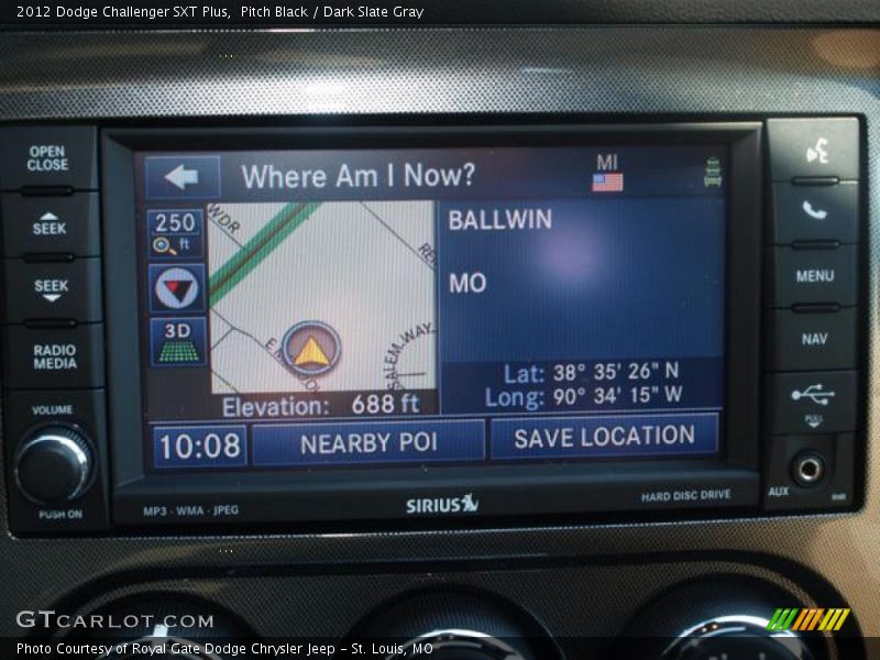 Pitch Black / Dark Slate Gray 2012 Dodge Challenger SXT Plus