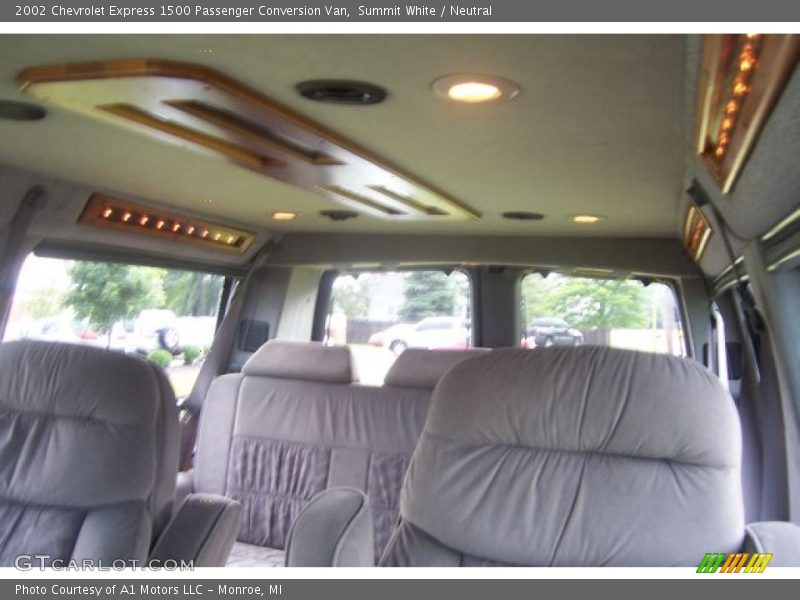 Summit White / Neutral 2002 Chevrolet Express 1500 Passenger Conversion Van