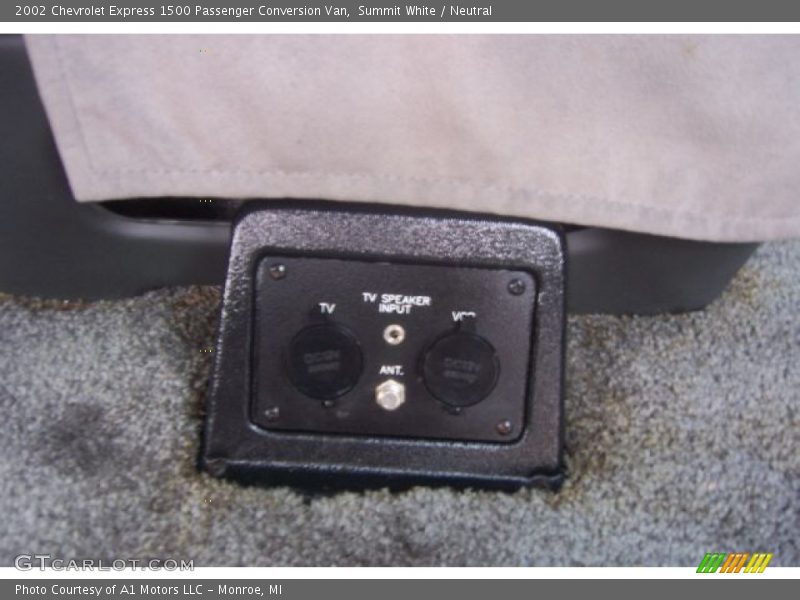 Summit White / Neutral 2002 Chevrolet Express 1500 Passenger Conversion Van