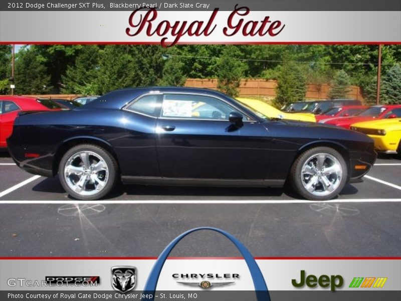 Blackberry Pearl / Dark Slate Gray 2012 Dodge Challenger SXT Plus