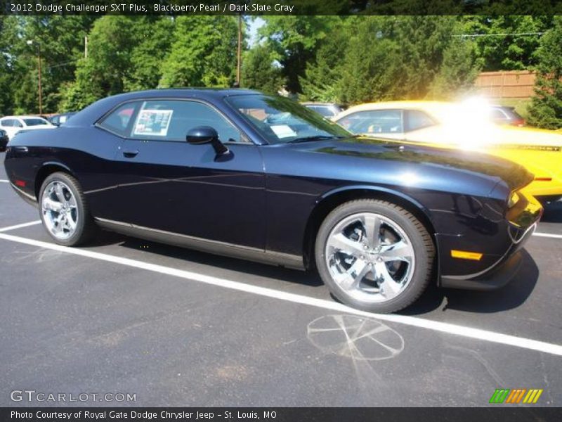 Blackberry Pearl / Dark Slate Gray 2012 Dodge Challenger SXT Plus