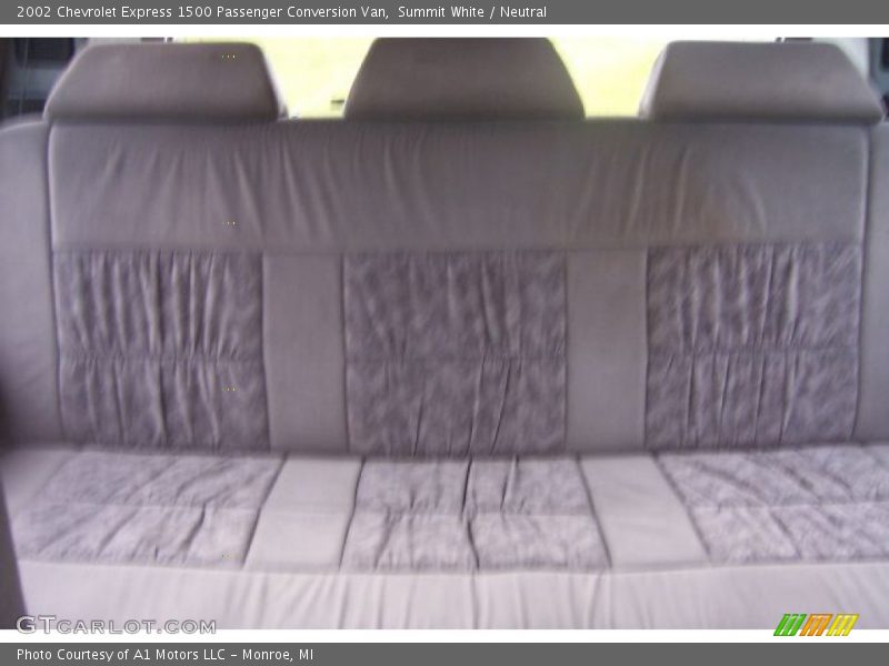 Summit White / Neutral 2002 Chevrolet Express 1500 Passenger Conversion Van