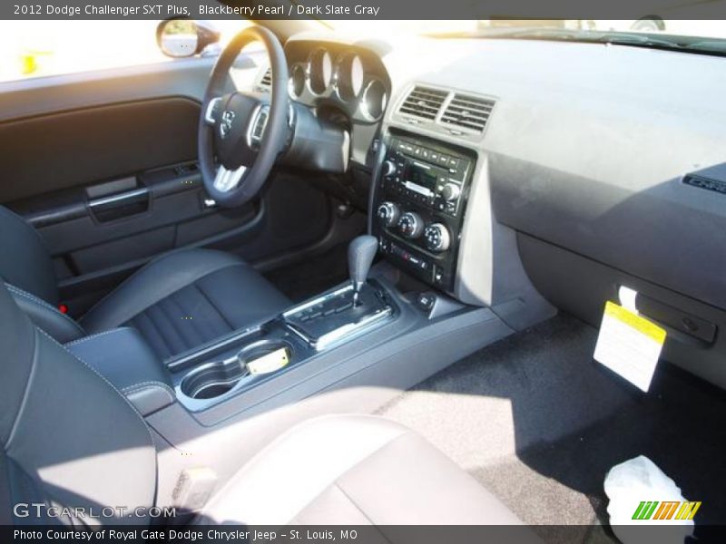 Blackberry Pearl / Dark Slate Gray 2012 Dodge Challenger SXT Plus