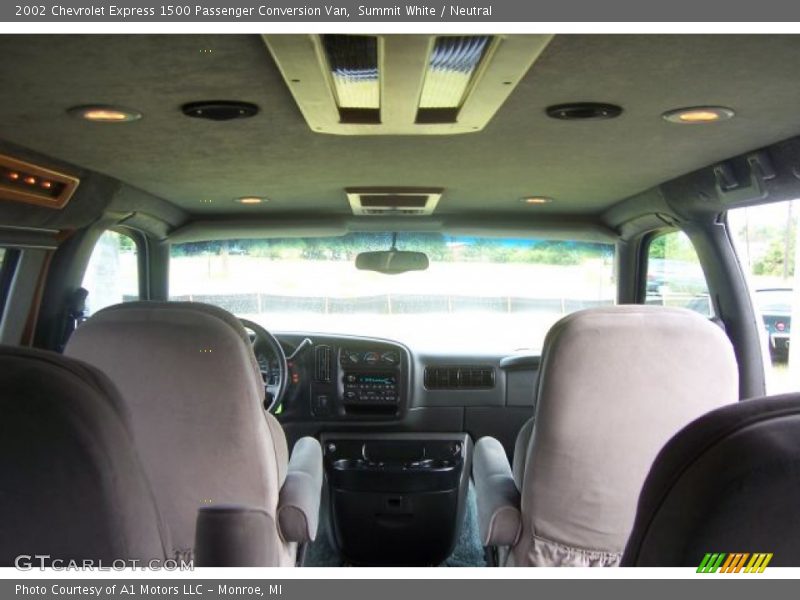 Summit White / Neutral 2002 Chevrolet Express 1500 Passenger Conversion Van