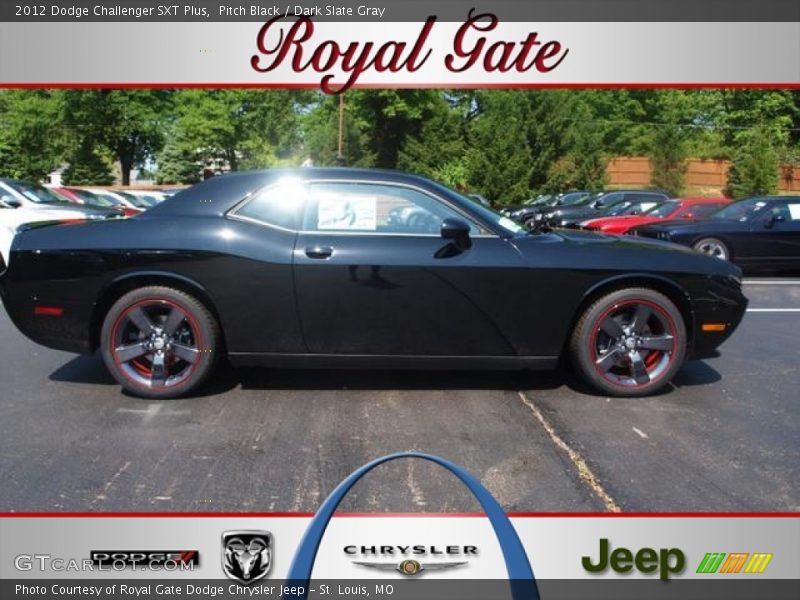 Pitch Black / Dark Slate Gray 2012 Dodge Challenger SXT Plus