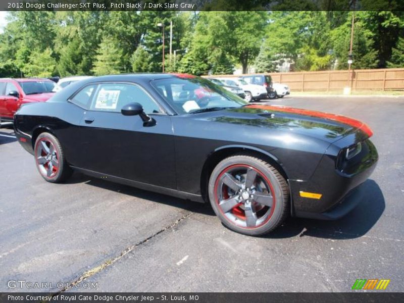 Pitch Black / Dark Slate Gray 2012 Dodge Challenger SXT Plus
