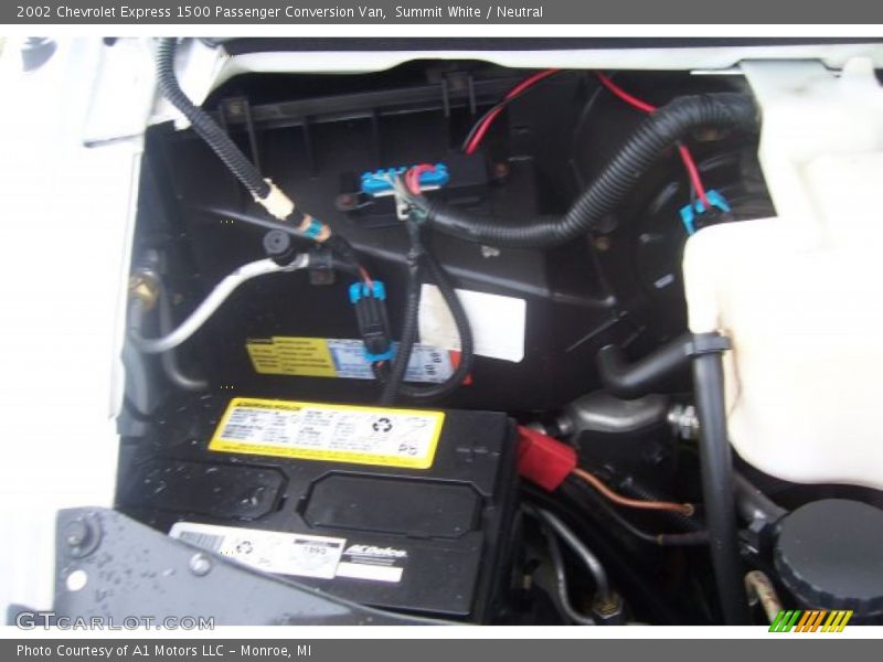 Summit White / Neutral 2002 Chevrolet Express 1500 Passenger Conversion Van