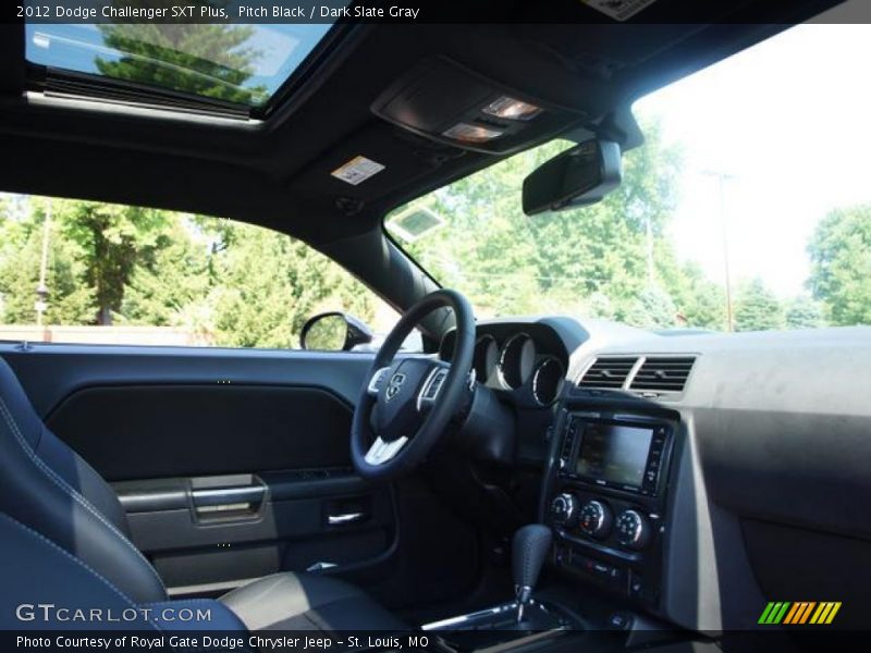 Pitch Black / Dark Slate Gray 2012 Dodge Challenger SXT Plus