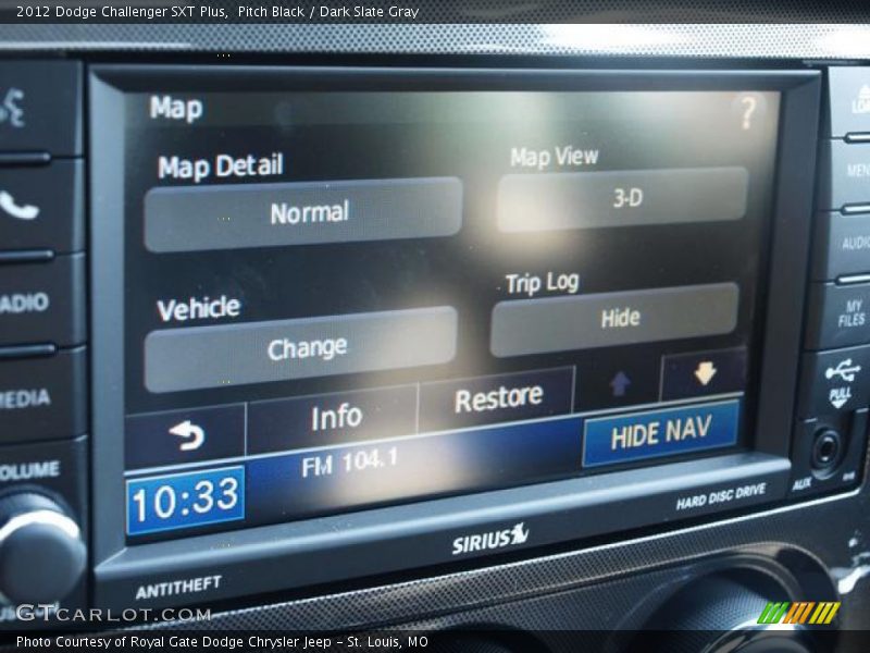 Pitch Black / Dark Slate Gray 2012 Dodge Challenger SXT Plus