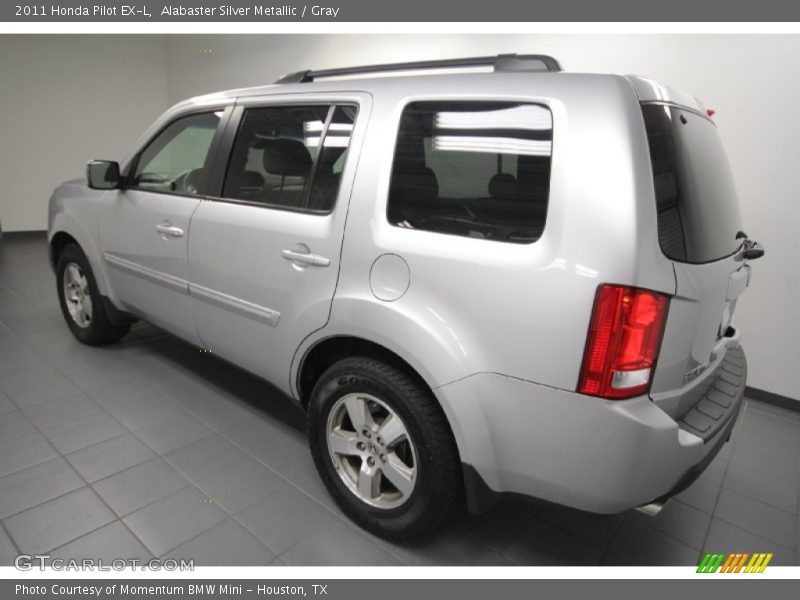 Alabaster Silver Metallic / Gray 2011 Honda Pilot EX-L