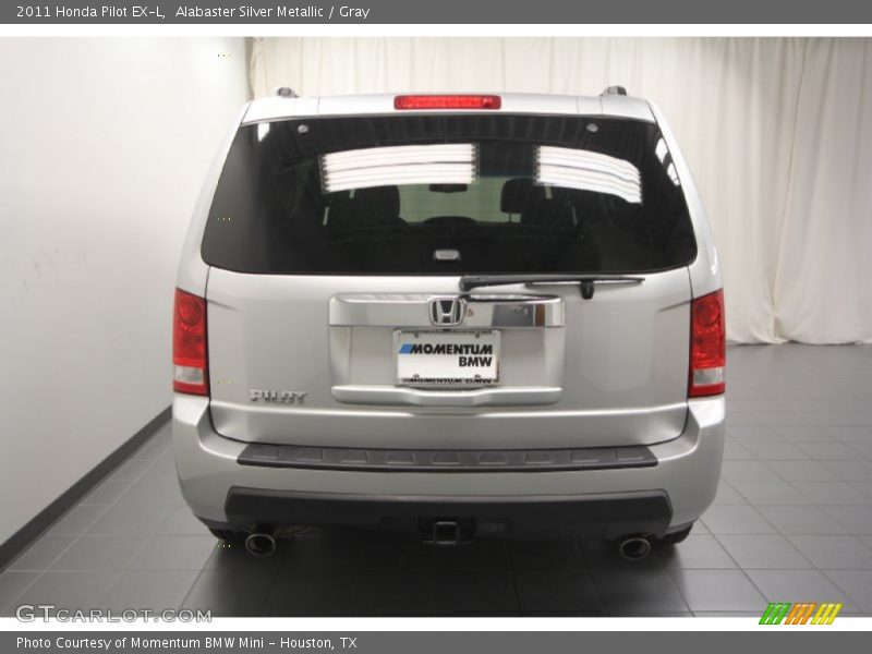 Alabaster Silver Metallic / Gray 2011 Honda Pilot EX-L