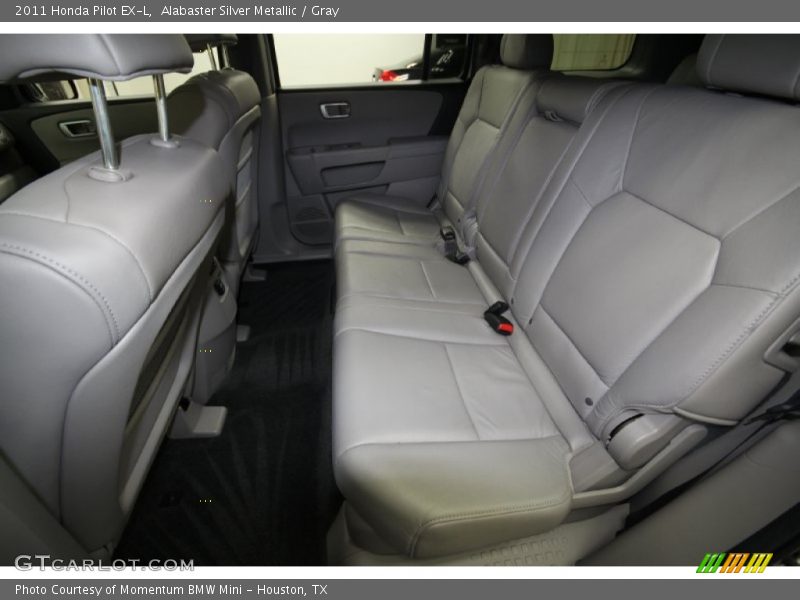 Alabaster Silver Metallic / Gray 2011 Honda Pilot EX-L